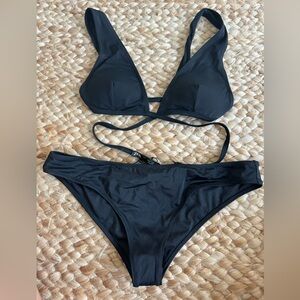 Zara Black Bikini NWT. Full Set